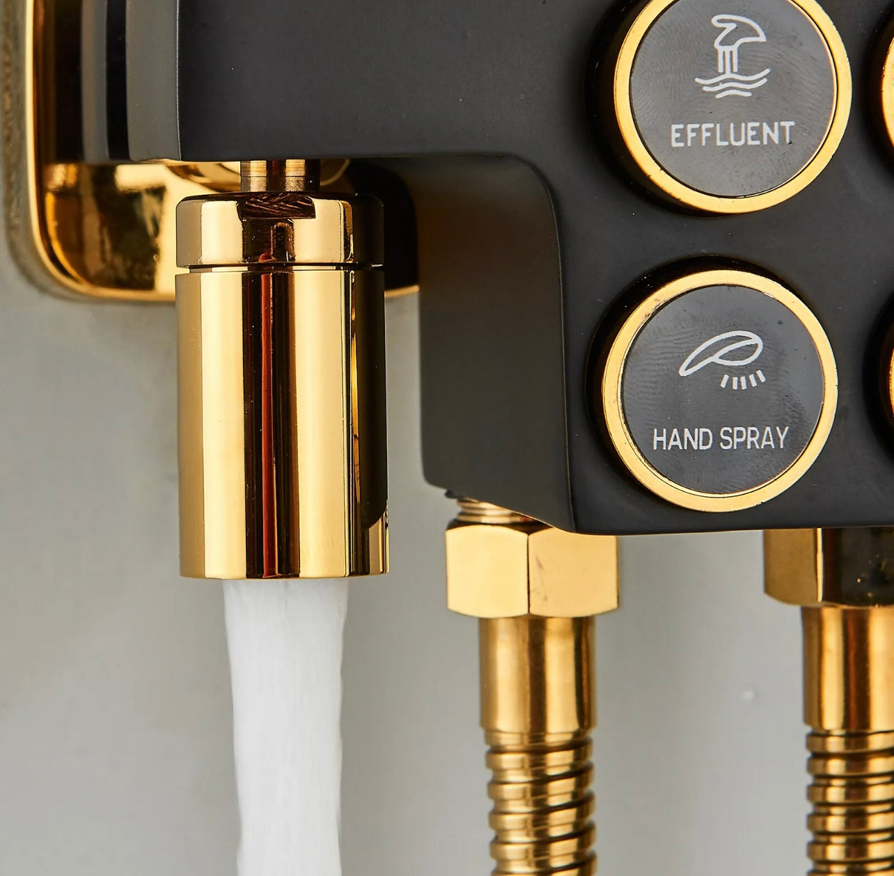 4 In 1 Rainfall Smart Exposed Shower System With LCD Display