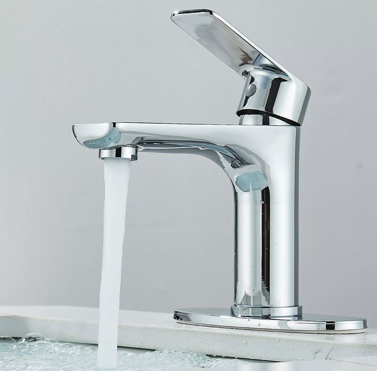 #1471 Chrome Waterfall Vanity Faucet