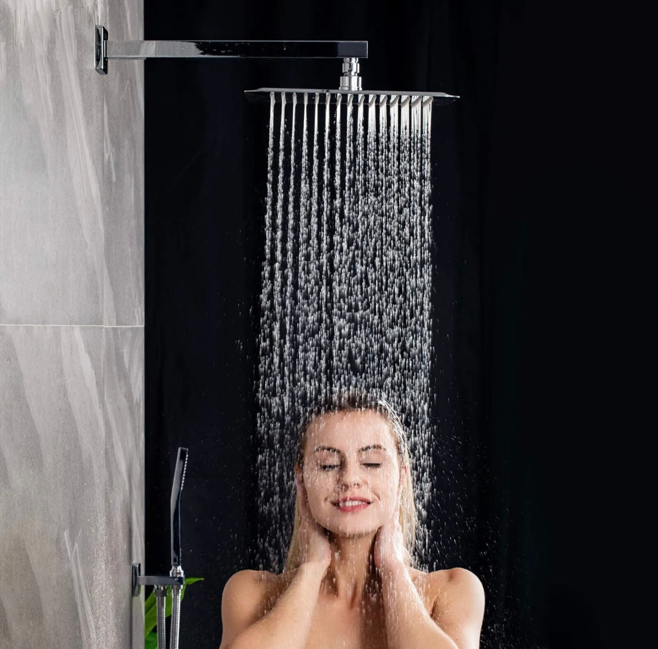 #1000 12 inch chrome 2 function shower system