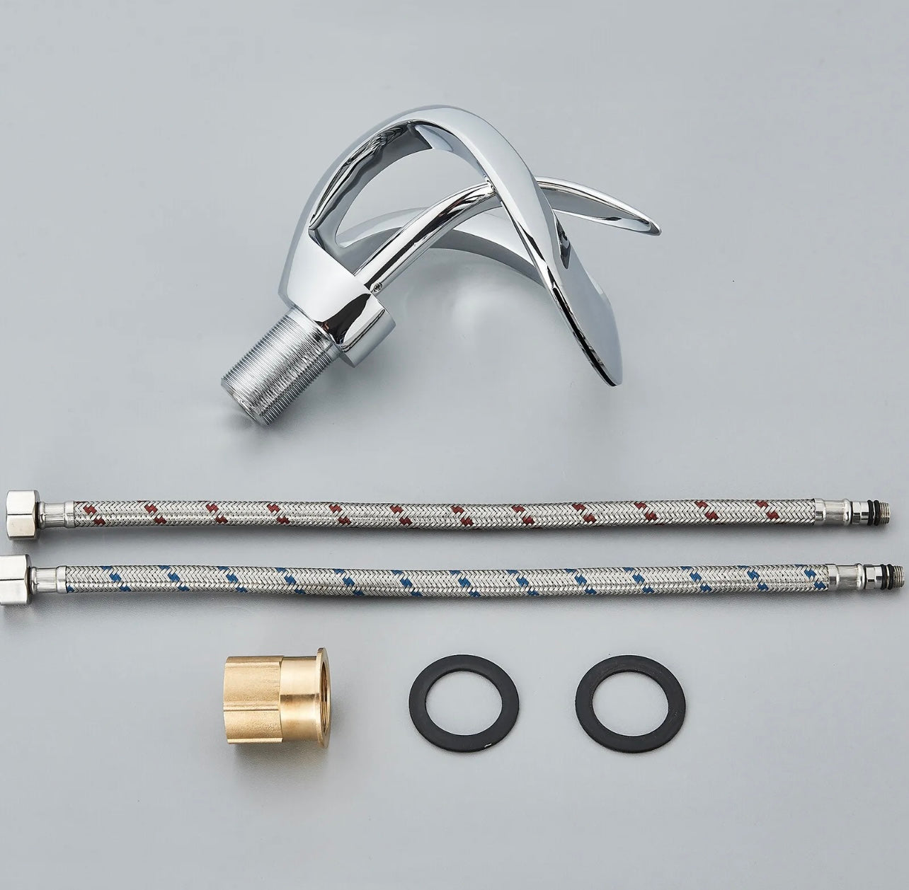 Chrome Waterfall Lavatory Vanity Faucet