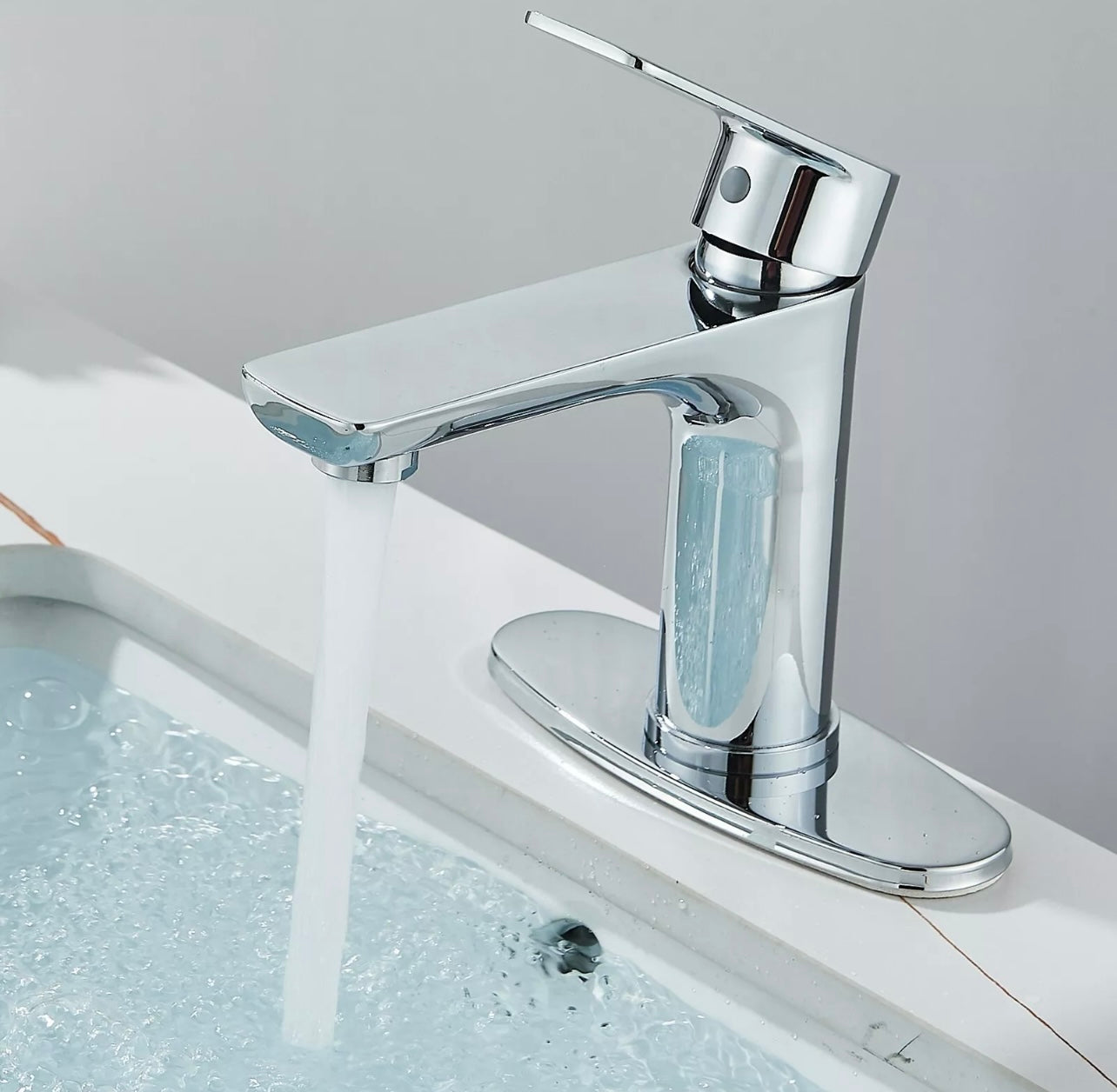 #1471 Chrome Waterfall Vanity Faucet