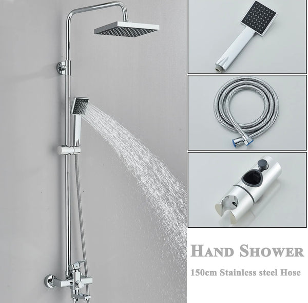 #1165 CHROME 3 IN 1 EXPOSED SHOWER SYSTEM