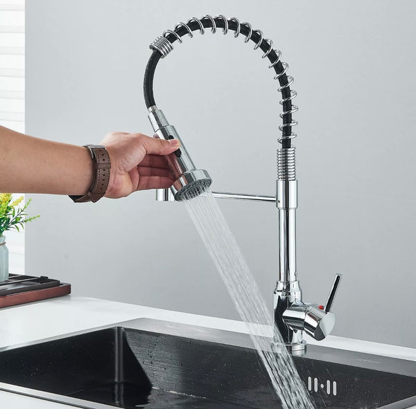 #1601 Chrome Pull-Down Kicthen Faucet