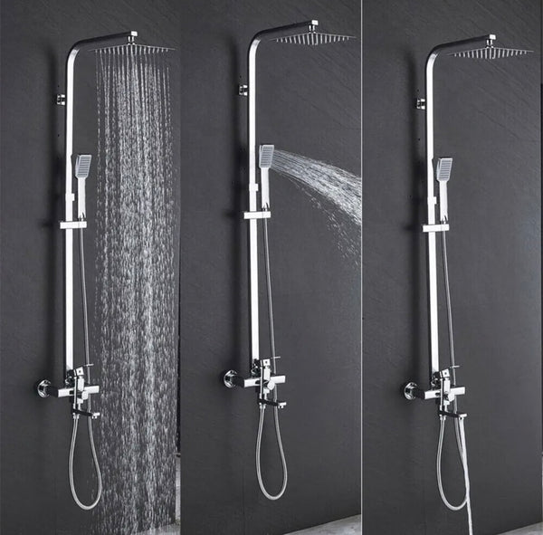 #1157 CHROME 3 IN 1 EXPOSED SHOWER SYSTEM