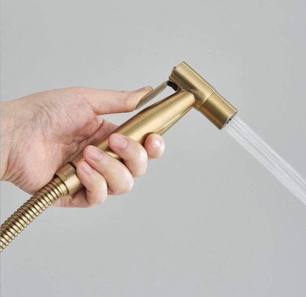 #1437 BRUSHED GOLD BIDET SPRAYER KIT