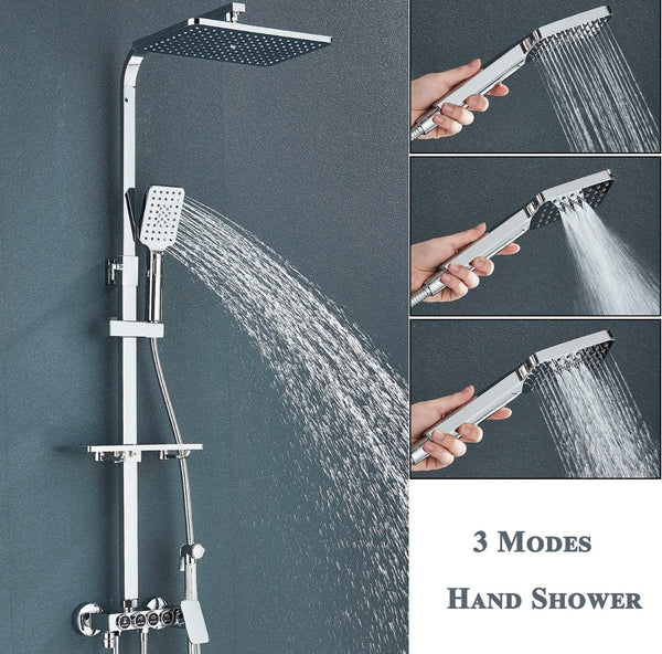 #1169 4 IN 1 RAINFALL SMART EXPOSED SHOWER SYSTEM