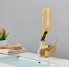 #1426 GOLD HIGH ARC  WATERFALL VANITY FAUCET