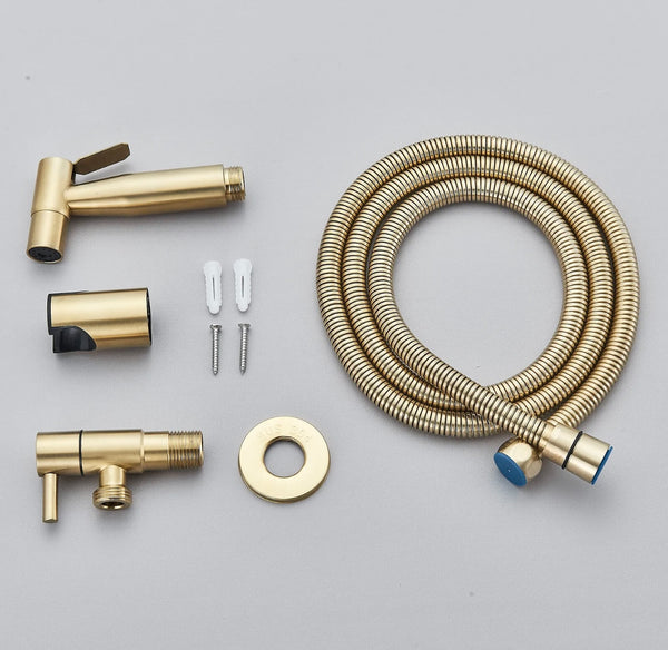 #1437 BRUSHED GOLD BIDET SPRAYER KIT