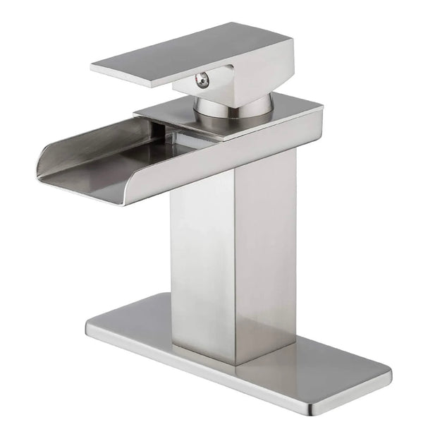 #1396 CHROME WATERFALL VANITY FAUCET