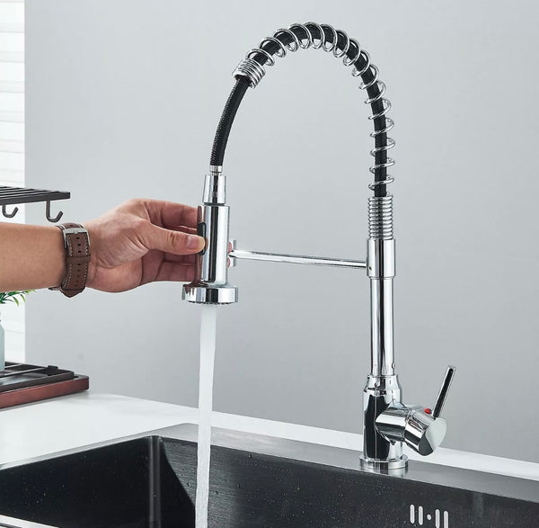 #1601 Chrome Pull-Down Kicthen Faucet