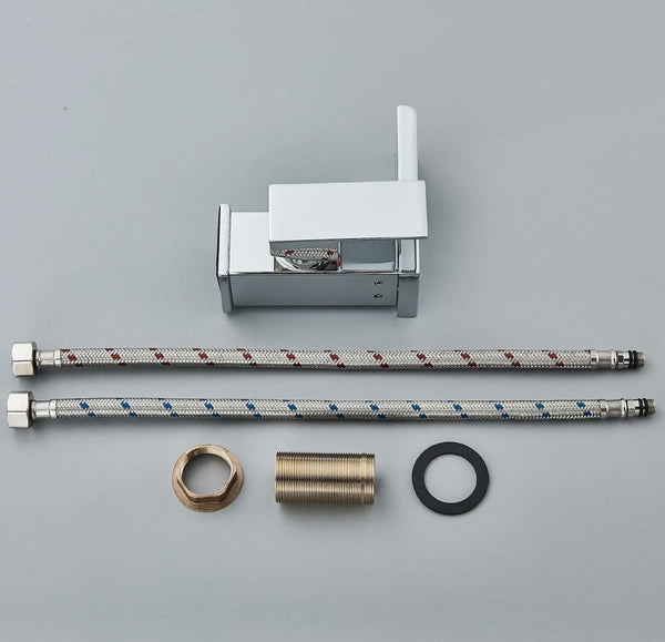 #1434 CHROME LED WATERFALL VANITY FAUCET