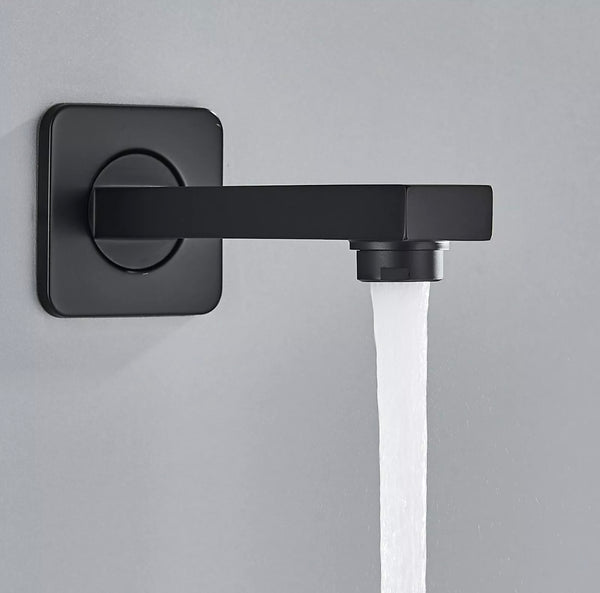 #1021 12-INCH MATTE BLACK LED 3 FUNCTION SHOWER SYSTEM