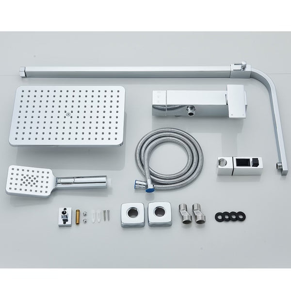 #1172 CHROME 3 IN 1 EXPOSED SHOWER SET