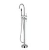 #1611 Chrome 2 function cylinder shape tub filler faucet
