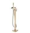 #1603 Brushed gold 2 function waterfall spout tub filler faucet