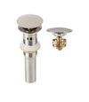 #002 BRUSHED NICKEL POPUP DRAIN