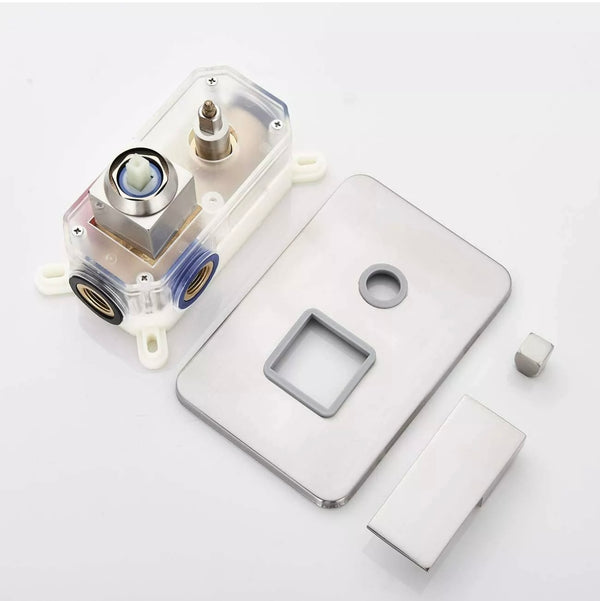 #1049 12-INCH LED BRUSHED NICKEL 2-FUNCTION SHOWER SYSTEM