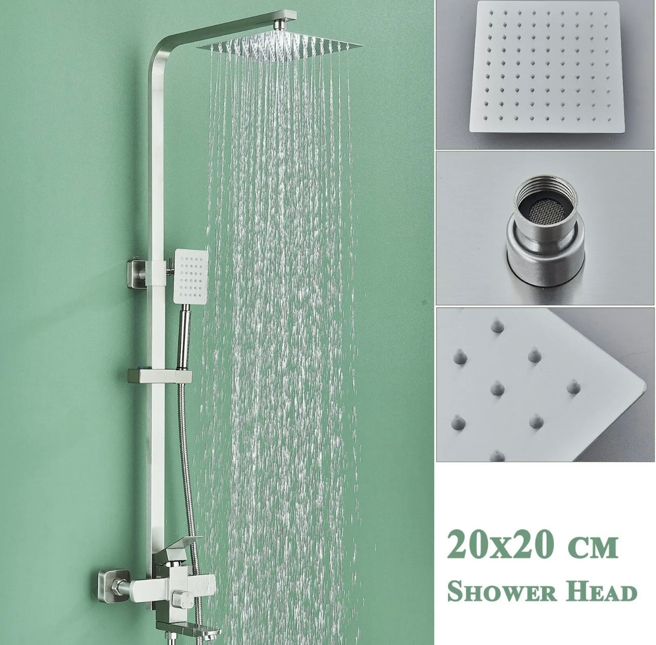 3 in 1 exposed shower system