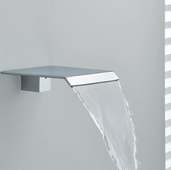 #1035 12-INCH CHROME 3 FUNCTION RAINFALL SHOWER SET