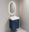 SG-9267 19-Inch Blue Floating Vanity Set with LED Mirror