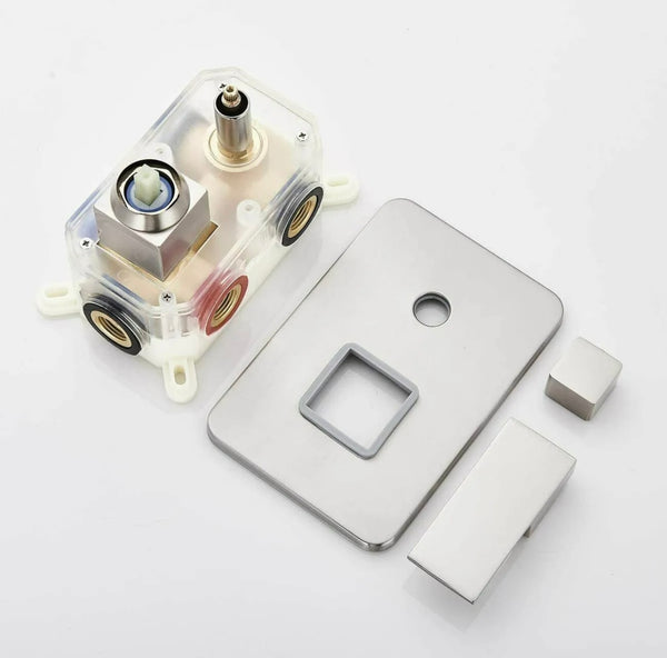 #1041 8-INCH BRUSHED NICKEL 2 FUNCTION CONCEALED SHOWER SET