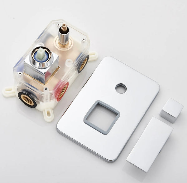 10 inch chrome 3 function shower system