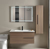 #1711 SG9245 40-Inch Wood Floating Vanity Set with LED Mirror
