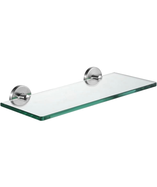 Contemporary Tempered Floating Glass Shelf