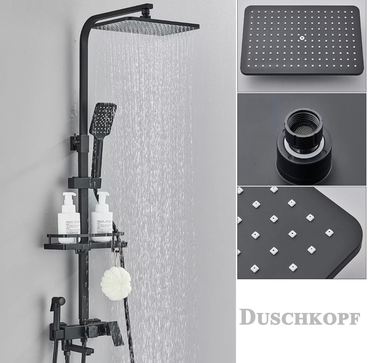 4 IN 1 RAINFALL EXPOSED SHOWER SYSTEM