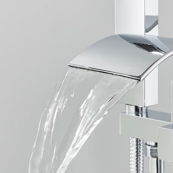 #1608 Chrome 2 function waterfall tub filler faucet