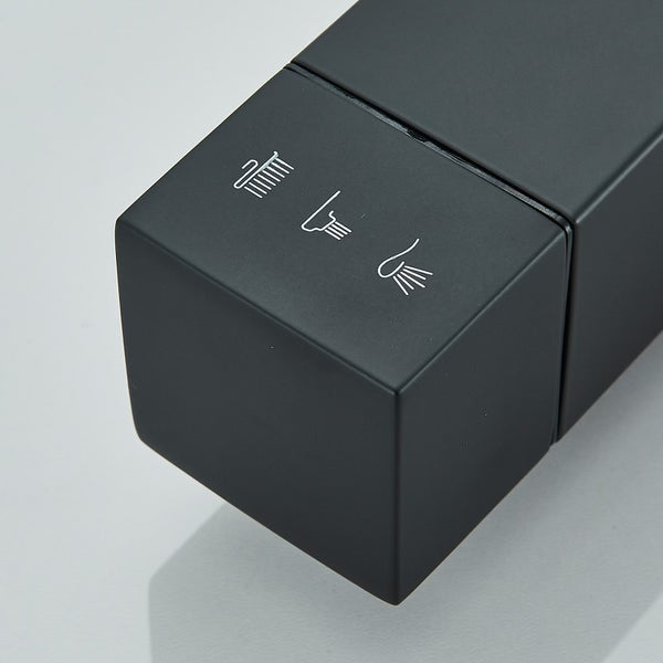 #1173 MATTE BLACK 3 IN 1 EXPOSED SHOWER SET