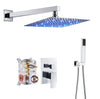 #1001 12 INCH CHROME LED 2 FUNCTION SHOWER SYSTEM