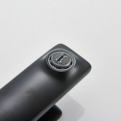 #1462 MATTE BLACK WATERFALL VANITY FAUCET