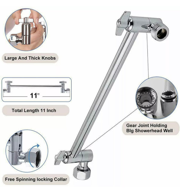 #1284 STAINLESS STEEL 4 FUNCTION RAINFALL SHOWER PANEL TOWER MASSAGE SHOWER FAUCET SYSTEM BLACK