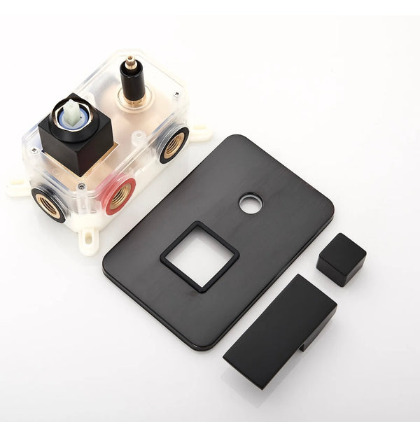 #1022 12 INCH MATTE BLACK 3 FUNCTION SHOWER SYSTEM