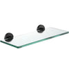 Contemporary Tempered Floating Glass Shelf