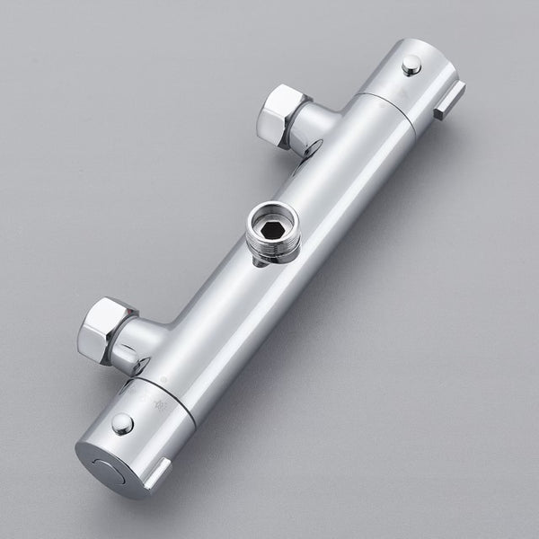 #1175 CHROME 2 IN 1 EXPOSED SHOWER SET WITH THERMOSTATIC VALVE