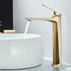 #1492 BRUSHED GOLD GILD EDGE WATERFALL VESSEL SINK FAUCET