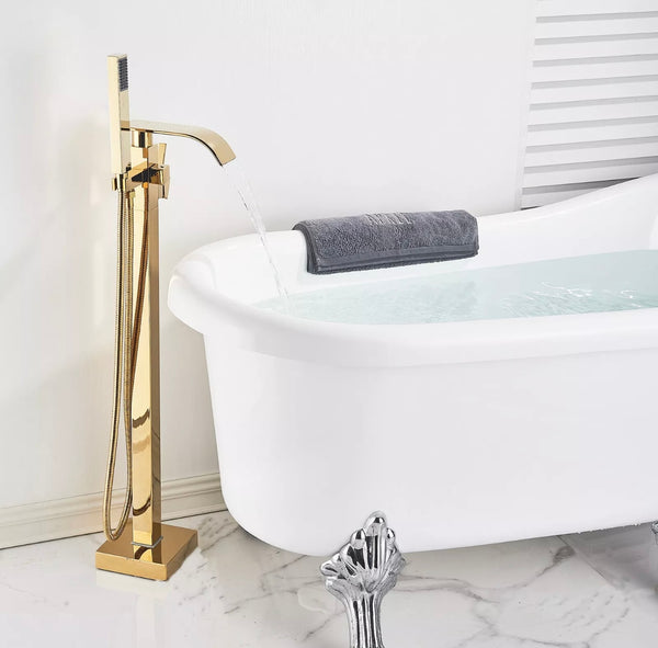 #1613 gold 2 function tub filler faucet