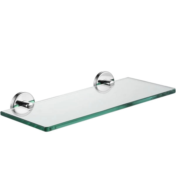 Contemporary Tempered Floating Glass Shelf