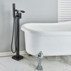 #1609 Matte black 2 function waterfall tub filler faucet