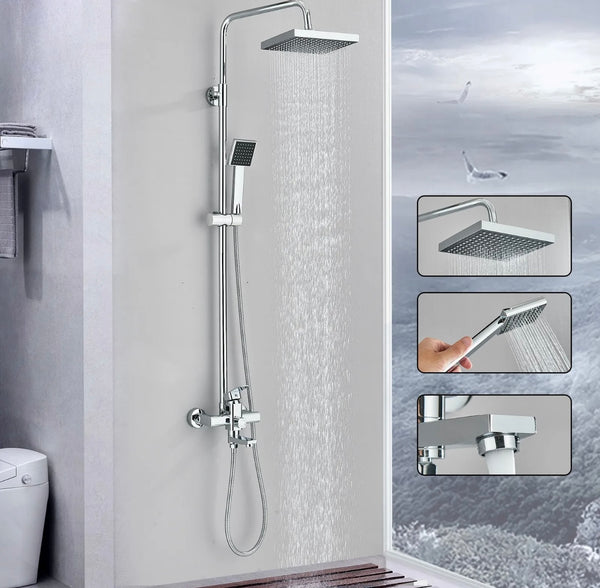 #1165 CHROME 3 IN 1 EXPOSED SHOWER SYSTEM