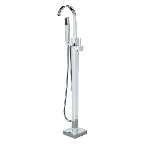 #1601 CHROME 2 FUNCTION WATERFALL SPOUT TUB FILLER FAUCET