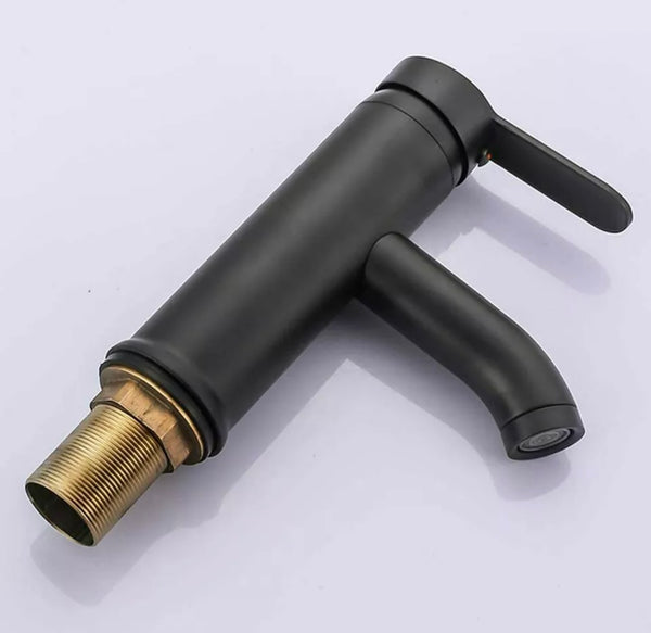 #1456 MATTE BLACK WATERFALL VANITY FAUCET