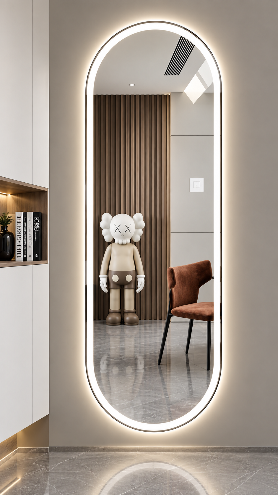 SG-809 19x55 Inches Frameless Full Body LED Mirror