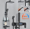 #1170 IN 1 RAINFALL THERMOSTATIC EXPOSED SHOWER SYSTEM WITH LCD DISPLAY