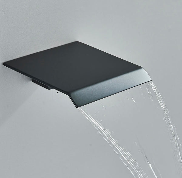 #1036 12-INCH MATTE BLACK 3 FUNCTION SHOWER SYSTEM