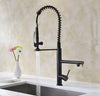 #1579 OIL RUBBED BRONZE SPRING PULL-DOWN 2 FUNCTION KITCHEN FAUCET WITH SPRAY HEAD HOLD FEATURE