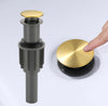 #7301 BRUSHED GOLD POPUP DRAIN