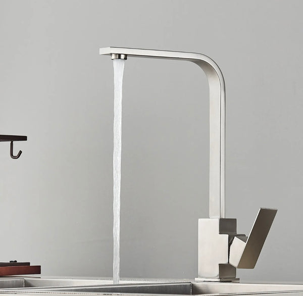 #1580 BRUSHED NICKEL SINGLE FUNCTION KITCHEN FAUCET